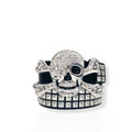 Skull Rhinestone Belt