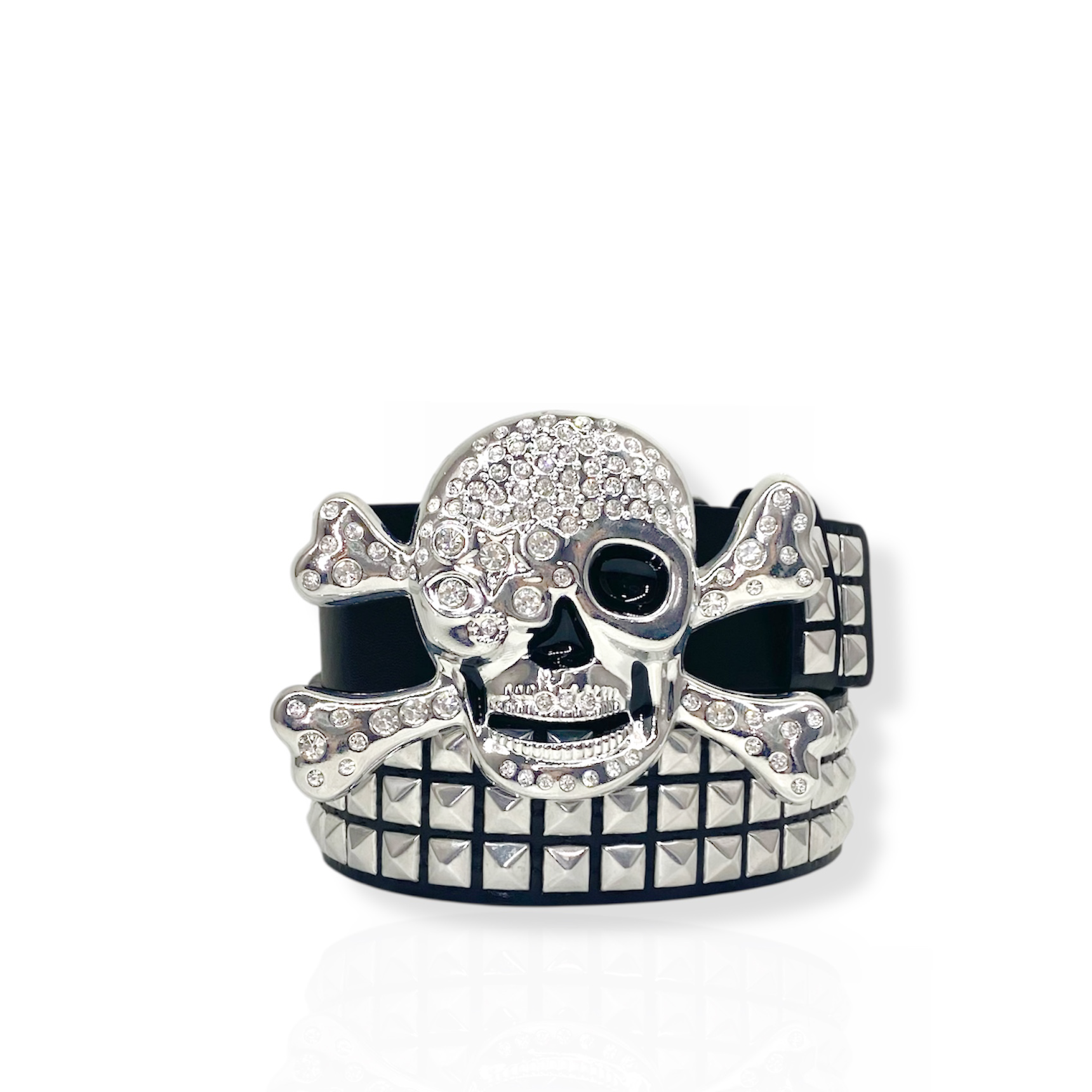 Skull Rhinestone Belt