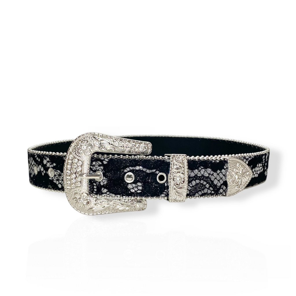 Midnight Lace Belt