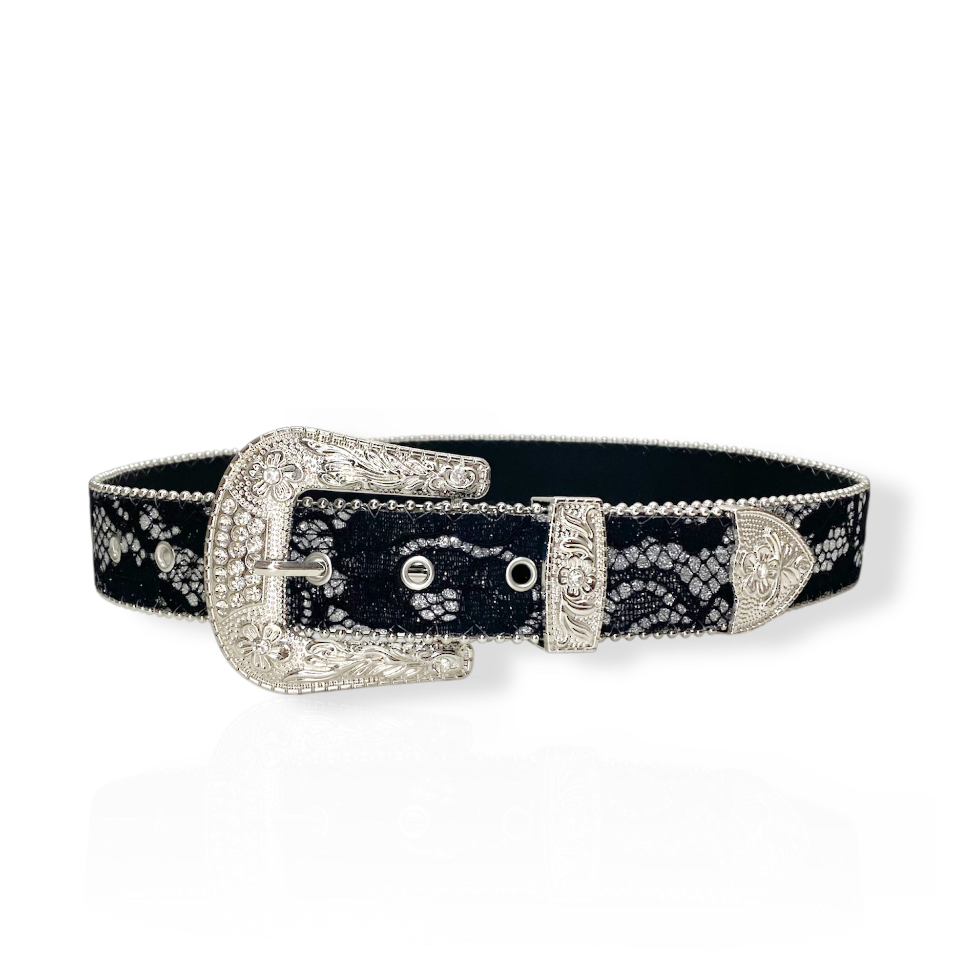 Midnight Lace Belt