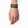 Triple Layer Punk Bracelet
