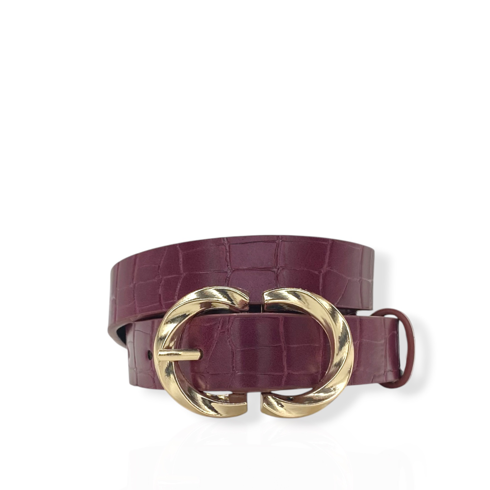 Croc Buckle Belt
