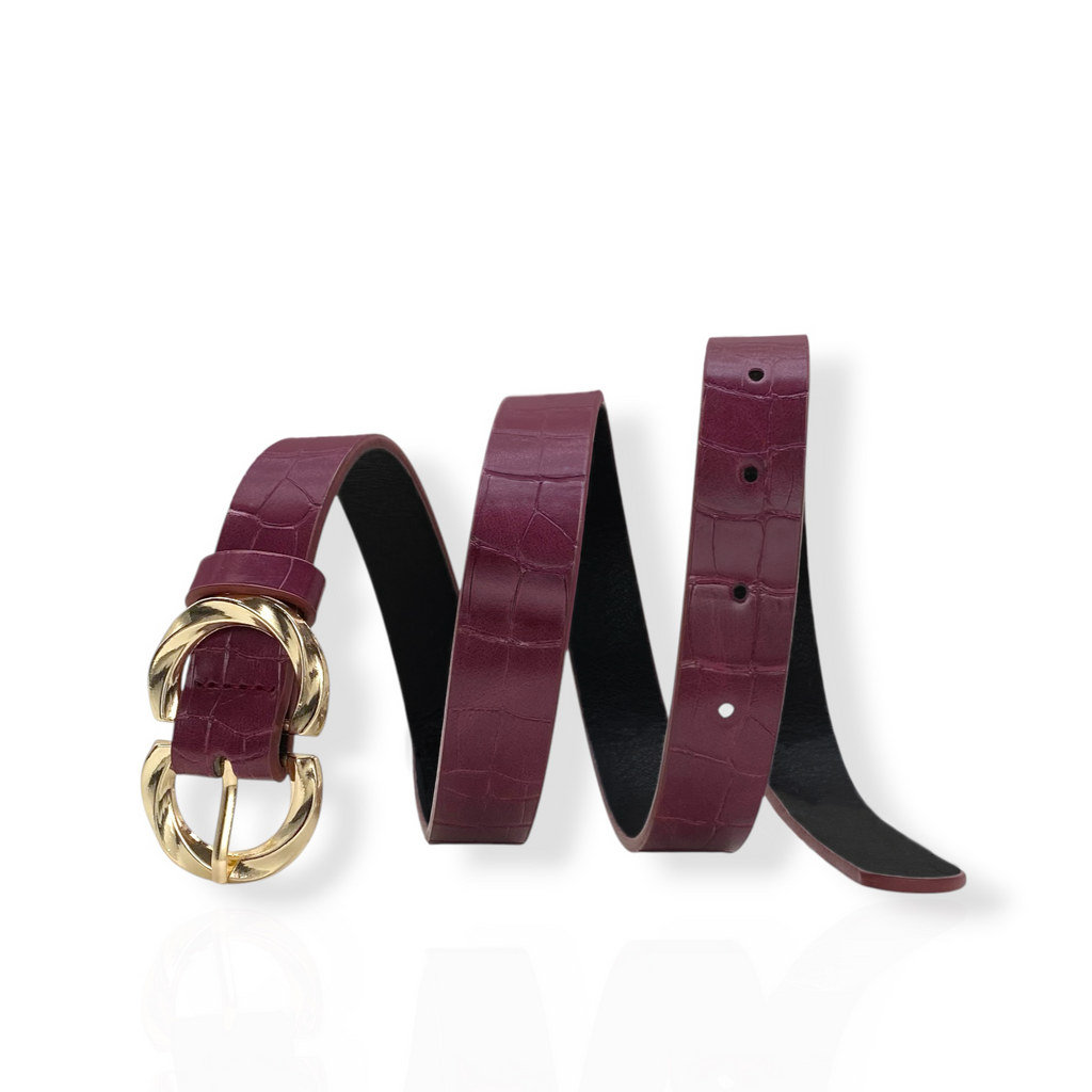 Croc Buckle Belt