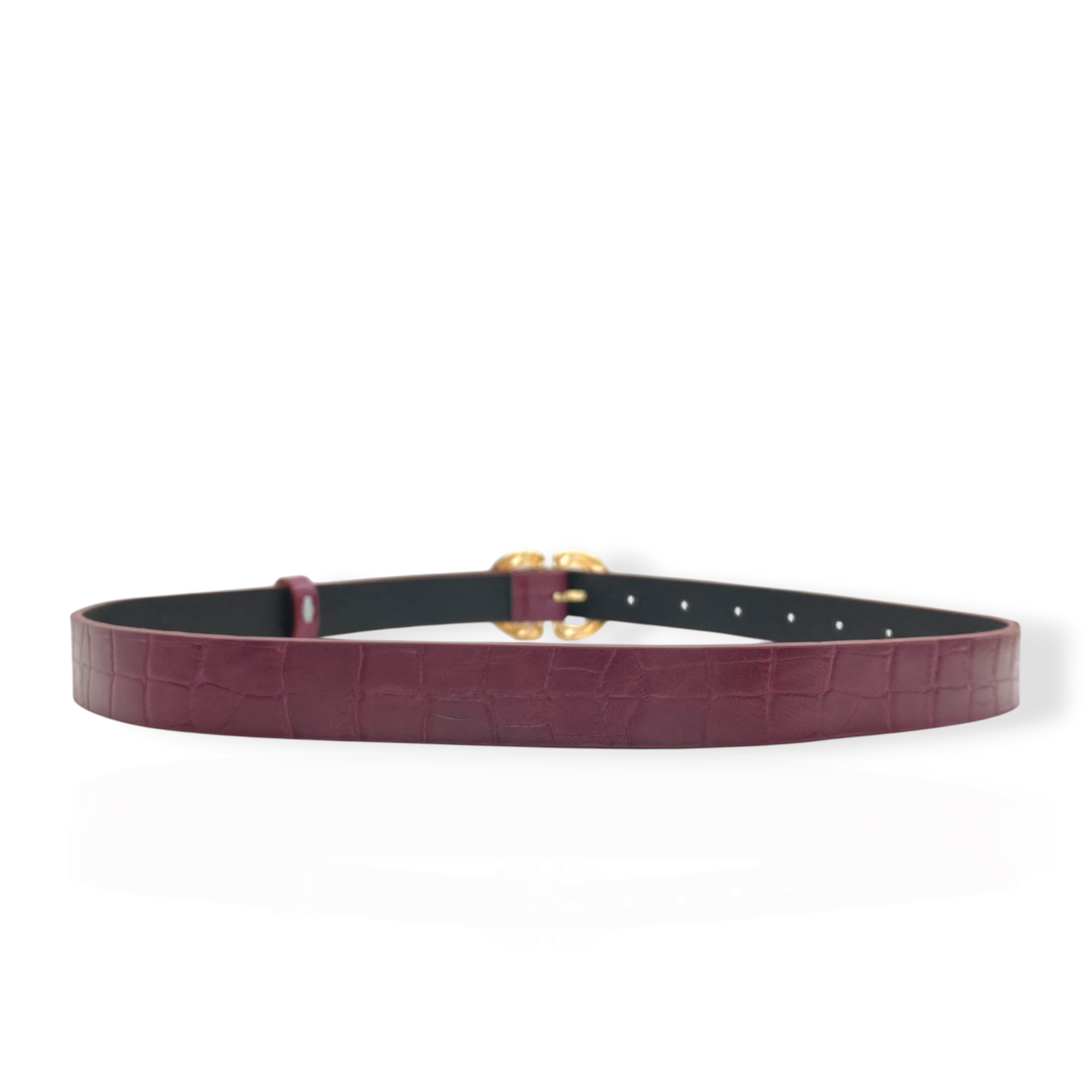 Croc Buckle Belt