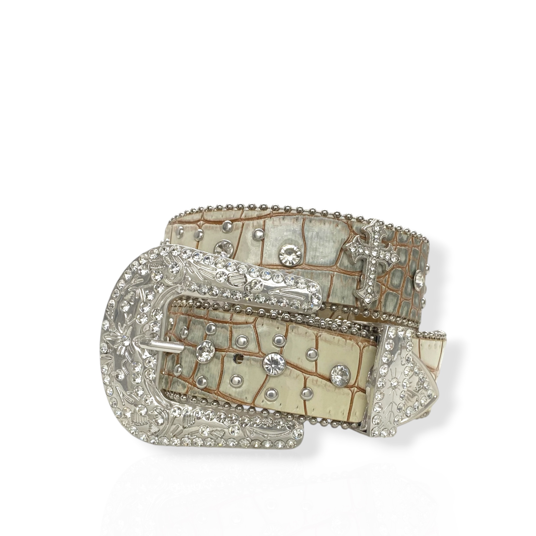 Croco Stud Belt IV
