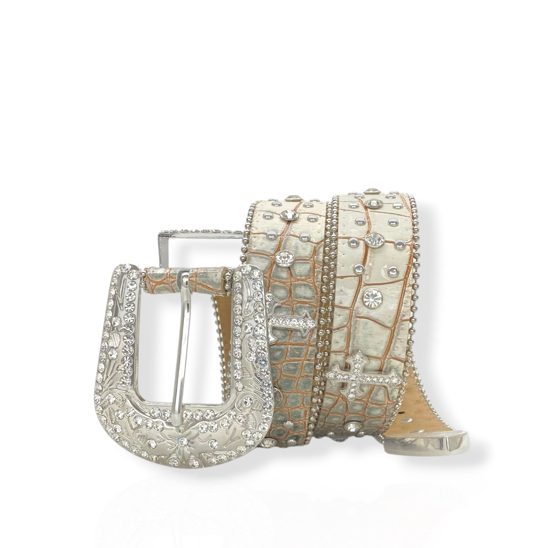 Croco Stud Belt IV
