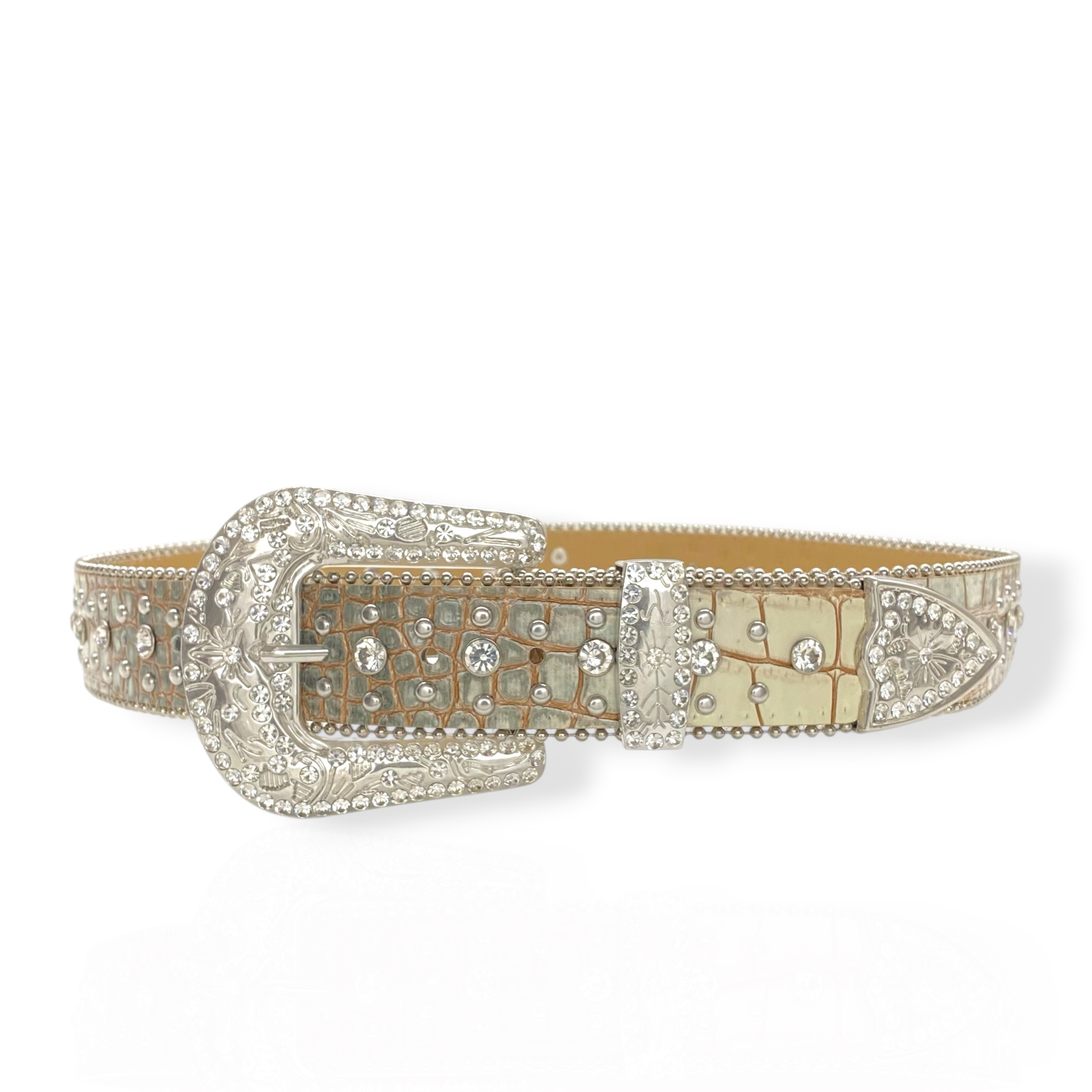 Croco Stud Belt IV