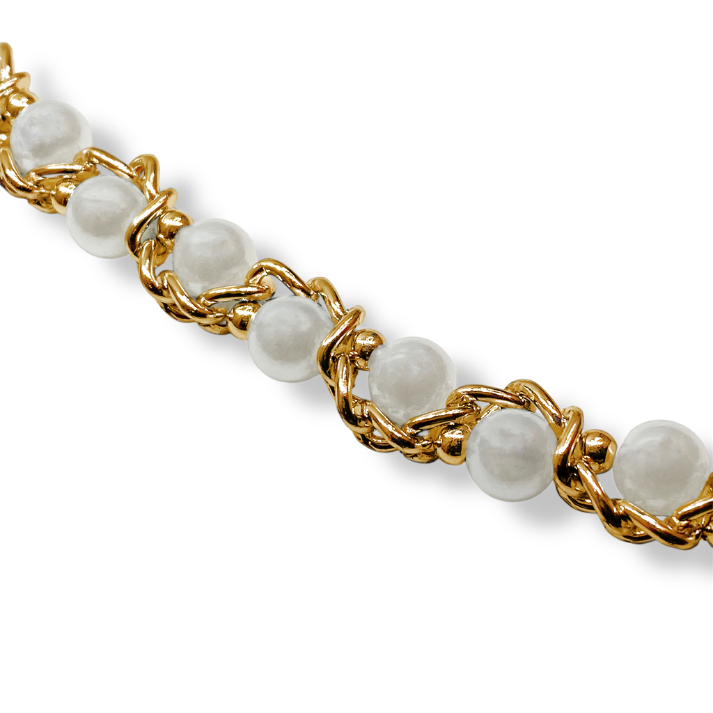 Golden Pearl Chain