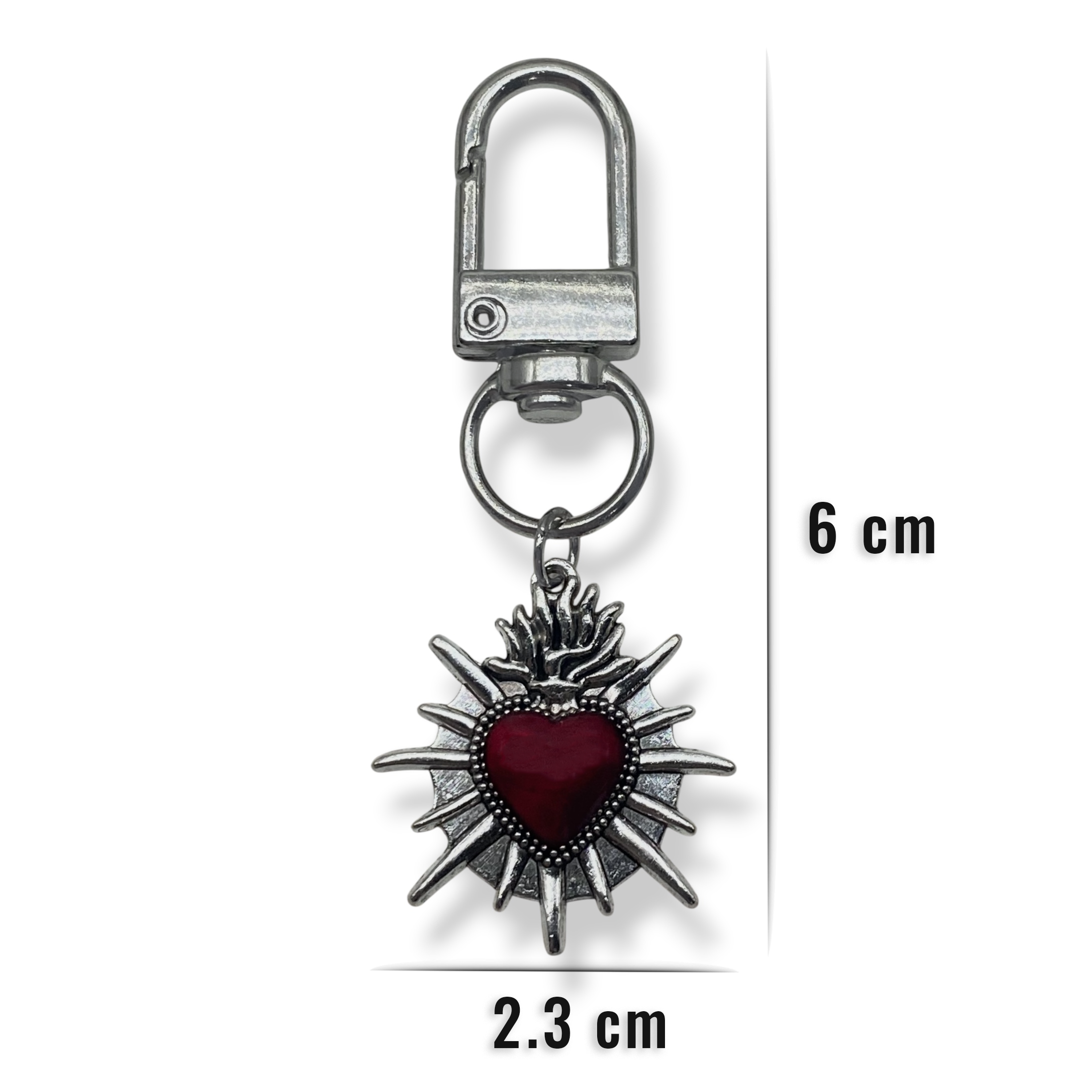 Radiant Heart Keychain