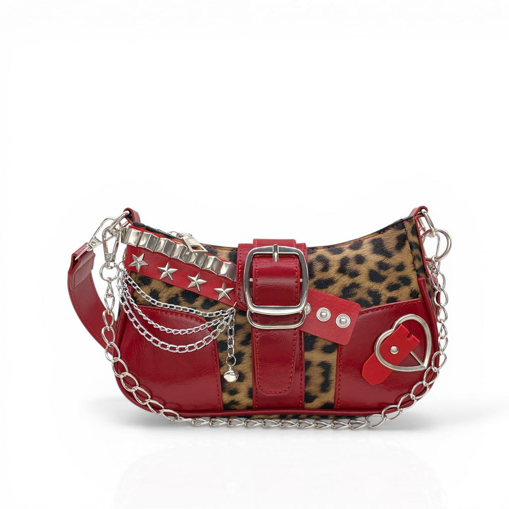 Leopard Chain Bag