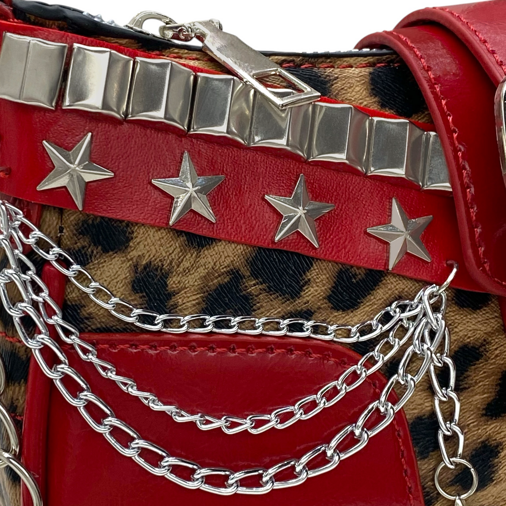 Leopard Chain Bag