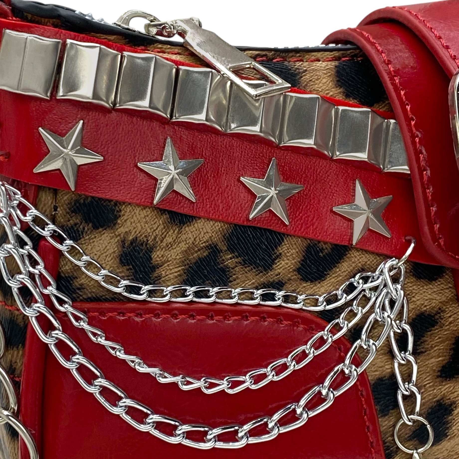 Leopard Chain Bag